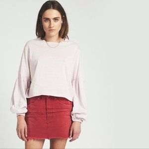 One teaspoons SUPIMA LINEN EMPIRE TOP